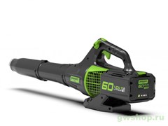 Воздуходув бесщеточный аккумуляторный GD-60 60V GREENWORKS GD60ABK4 с АКБ 4АЧ и ЗУ Greenworks 2405607UB