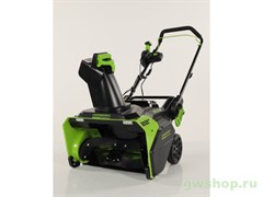 Снегоуборщик GREENWORKS GD82ST 82V (56 см) бесщёточный аккумуляторный с АКБ 2x2.5Ач и ЗУ Greenworks 2602507UC