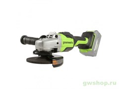 Углошлифовальная машина аккумуляторная GREENWORKS GD24AGK4 24V c 1хАКБ 4 Ач и ЗУ Greenworks 3200207UB