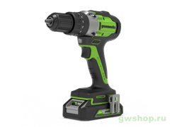 Шуруповерт аккумуляторный Ударный 24V GREENWORKS GD24DD60 с АКБ 2АЧ и ЗУ Greenworks 3704107UA Шуруповерт аккумуляторный Ударный 24V GREENWORKS GD24DD60 с АКБ 2АЧ и ЗУ Greenworks 3704107UA