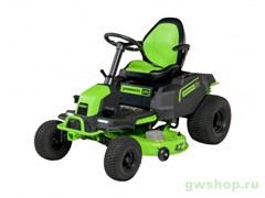 Райдер аккумуляторный GREENWORKS GC82LT107 с АКБ 5Ач и ЗУ Greenworks 7404507UB Райдер аккумуляторный GREENWORKS GC82LT107 с АКБ 5Ач и ЗУ Greenworks 7404507UB