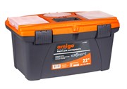 Ящик для инструмента пластиковый Amigo 22" (56,5х32,5х29 см) 74780