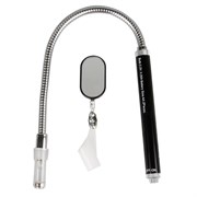 Зеркало на гибком стержне, 450 мм, магнит, подсветка KING TONY 9TQ02 TONY