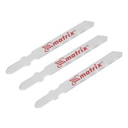 Полотна для электролобзика по металлу, 3 шт, 50 х 1.2 мм, HSS, EU- хвостовик Matrix 78147