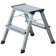 Двусторонняя алюминиевая стремянка Krause Stabilo 124708 2х2