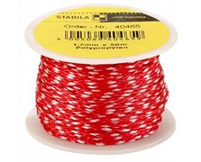 Шнур каменщика Stabila красно-белый 1,7х50 мм 40465