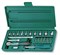 Набор торцевых головок Jonnesway 1/4"DR, 4-13 мм, 21 предмет S04H2721S - фото 114530