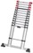 Лестница-стремянка телескоп. алюминий T80 FlexLine 380, 13 ступ., Hailo, арт. 7113-131, шт - фото 122036