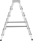 Двухсторонняя алюминиевая стремянка Новая Высота NV2120 6 ступеней 2120206 - фото 292328 Двухсторонняя алюминиевая стремянка Новая Высота NV2120 6 ступеней 2120206 - фото 292328