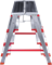 Двухсторонняя алюминиевая стремянка Новая Высота NV512 4 ступени 5120204 - фото 292402 Двухсторонняя алюминиевая стремянка Новая Высота NV512 4 ступени 5120204 - фото 292402