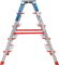 Двухсторонняя алюминиевая стремянка Новая Высота NV512 5 ступеней 5120205 - фото 292405 Двухсторонняя алюминиевая стремянка Новая Высота NV512 5 ступеней 5120205 - фото 292405
