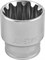 Торцевая головка Jonnesway SUPER TECH 3/8"DR 17 мм, 21/32" S68H3117 - фото 301693