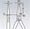 Длинногубцы KNIPEX KN-3015190 - фото 31329