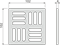 Решетка AlcaPlast MPV011 для cливных трапов 102x102 мм, нержавеющая сталь - фото 337425 Решетка AlcaPlast MPV011 для cливных трапов 102x102 мм, нержавеющая сталь - фото 337425