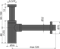 Бутылочный сифон AlcaPlast A400BLACK 5/4"x32 для раковины (латунь), черный матовый - фото 337510 Бутылочный сифон AlcaPlast A400BLACK 5/4"x32 для раковины (латунь), черный матовый - фото 337510