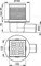 Сливной трап AlcaPlast APV31 105x105/50, выпуск боковой, комбинированный гидрозатвор - фото 337718 Сливной трап AlcaPlast APV31 105x105/50, выпуск боковой, комбинированный гидрозатвор - фото 337718