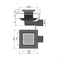 Сливной трап AlcaPlast APV3444 150x150/50/75 боковая подводка - фото 337724 Сливной трап AlcaPlast APV3444 150x150/50/75 боковая подводка - фото 337724