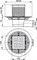 Сливной трап AlcaPlast APV1321 105x105 мм, боковой выпуск 50 мм, нержавеющая сталь - фото 337766 Сливной трап AlcaPlast APV1321 105x105 мм, боковой выпуск 50 мм, нержавеющая сталь - фото 337766