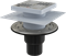 Сливной трап AlcaPlast APV4444 150x150 мм, вертикальный выпуск 75/50 мм, нержавеющая сталь - фото 337793