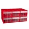 Пластиковый короб Стелла-техник C-2-К6-красный-прозрачный - фото 345230 Пластиковый короб Стелла-техник C-2-К6-красный-прозрачный - фото 345230