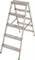 Двухсторонняя алюминиевая стремянка Sarayli 2x5 ступеней 3105 - фото 350216 Двухсторонняя алюминиевая стремянка Sarayli 2x5 ступеней 3105 - фото 350216