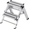 Складной трап Krause Stabilo Professional 1х2 без дуги безопасности 2,45 м 810281 - фото 386219