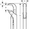 Ключ газовый хромированный L=430 мм Bahco 1175-11/2 - фото 40124