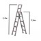 Стремянка телескопическая МИ ПРОФИ 5+6 ступ. (1.4м+1.7м) - фото 414778 Стремянка телескопическая МИ ПРОФИ 5+6 ступ. (1.4м+1.7м) - фото 414778