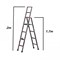 Стремянка телескопическая МИ ПРОФИ 6+7 ступ. (1.7м+2.0м) - фото 414785 Стремянка телескопическая МИ ПРОФИ 6+7 ступ. (1.7м+2.0м) - фото 414785