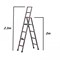Стремянка телескопические МИ ПРОФИ 7+8 ступ. (2.0м+2.3м) - фото 414792 Стремянка телескопические МИ ПРОФИ 7+8 ступ. (2.0м+2.3м) - фото 414792