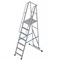 Алюминиевая лестница-платформа фиксированной высоты передвижная с траверсой и широкими ступенями MEGAL ЛПФВА Н=1.0-8 - фото 417379 Алюминиевая лестница-платформа фиксированной высоты передвижная с траверсой и широкими ступенями MEGAL ЛПФВА Н=1.0-8 - фото 417379