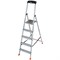 Стремянка Krause Safety 5 ступеней с большой полкой 1020791 - фото 420351