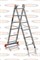 Трёхсекционная лестница Эйфель Премьер 3х6 Трёхсекционная лестница Эйфель Премьер 3х6