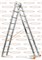 Двухсекционная лестница Эйфель Классик 2х9 Двухсекционная лестница Эйфель Классик 2х9