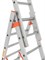 Алюминиевая трехсекционная лестница Вектор 3х11 4411 - фото 96810