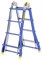 Телескопическая шарнирная лестница Colombo Pratic 5+5 AC+AL 2x20 - фото 97744 Телескопическая шарнирная лестница Colombo Pratic 5+5 AC+AL 2x20 - фото 97744